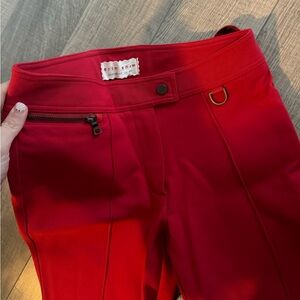 Erin Snow Red Ski Pant